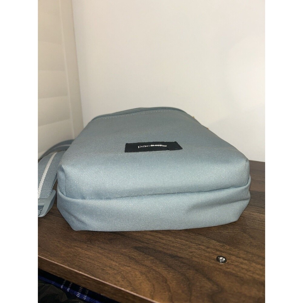 Pacsafe Go Festival Crossbody Coastal Blue Anti-Theft Travel Bag - Picture 5 of 10